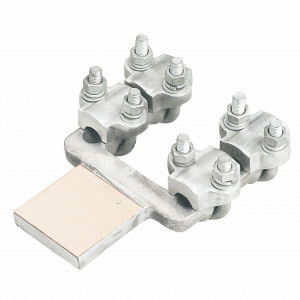 SLSG bolt type copper aluminum transition double conductor equipment clamp