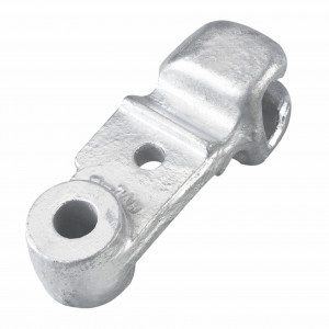W1-K bowl head hanging plate (with arcing corner hole)