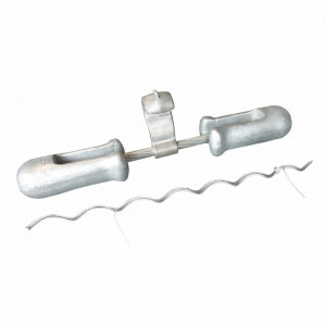 FRYJ pre-twisted clamp asymmetric tuning fork damper