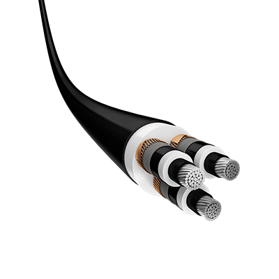 NA2XSEY-3 core AL XLPE PVC without armor