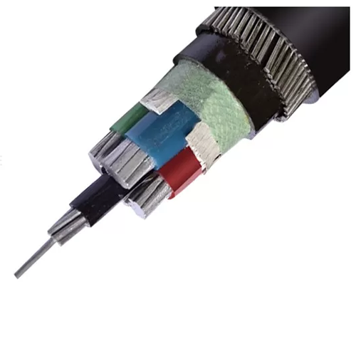 0.6/1 kV multi-core cable, XLPE insulation, aluminum conductor armor