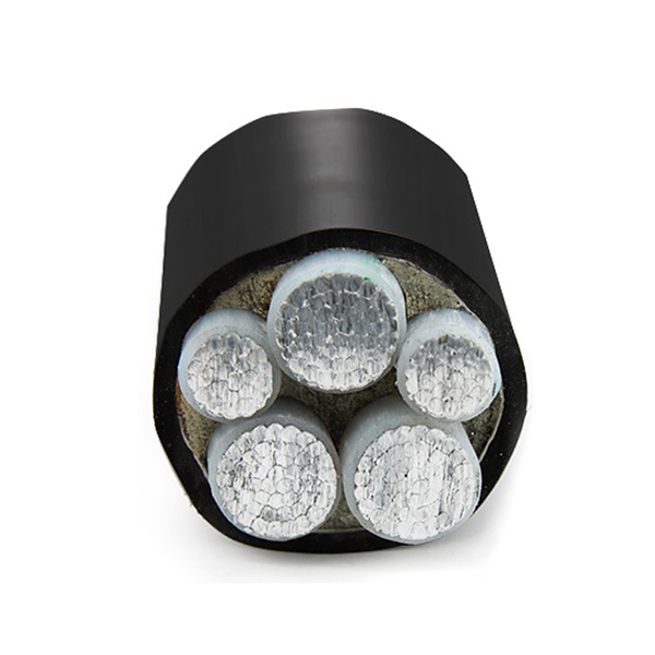 0.6/1 kV multi-core cable, XLPE insulated, unarmored, aluminum conductor