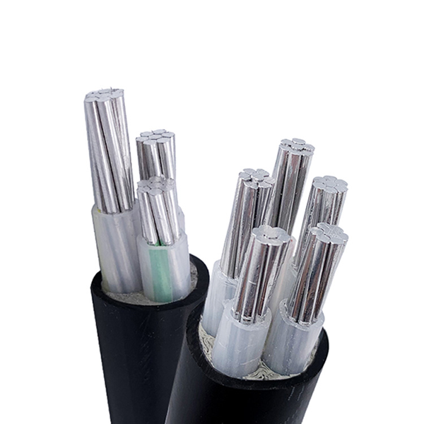 0.6/1 kV multi-core cable, XLPE insulated, unarmored, aluminum conductor