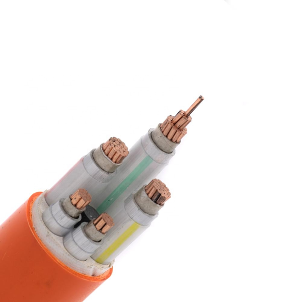 0.6/1 kV multi-core cable, XLPE insulation, unarmored copper conductor