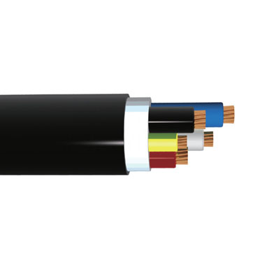 0.6/1 kV multi-core cable, XLPE insulation, unarmored copper conductor
