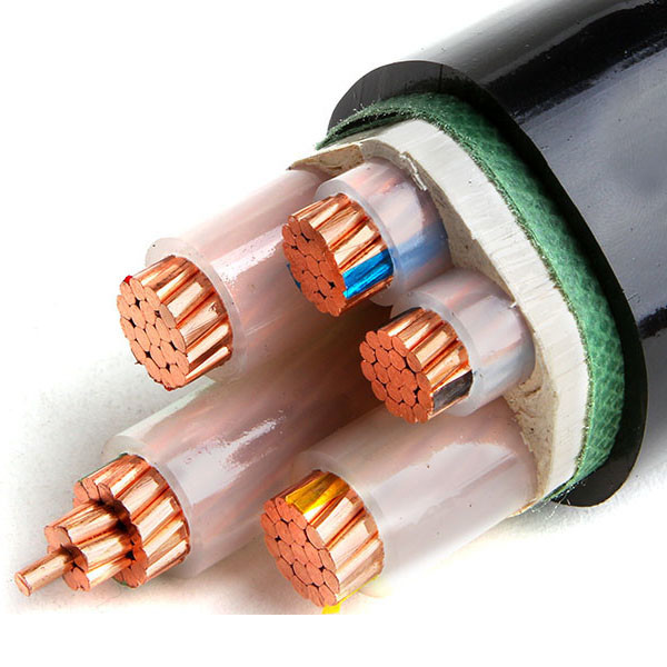 0.6/1 kV multi-core cable, XLPE insulation, unarmored copper conductor