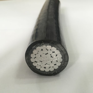 0.6/1 kV single-core cable, XLPE insulation, unarmoured, aluminum conductor