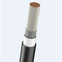 0.6/1 kV single-core cable, XLPE insulation, unarmoured, aluminum conductor