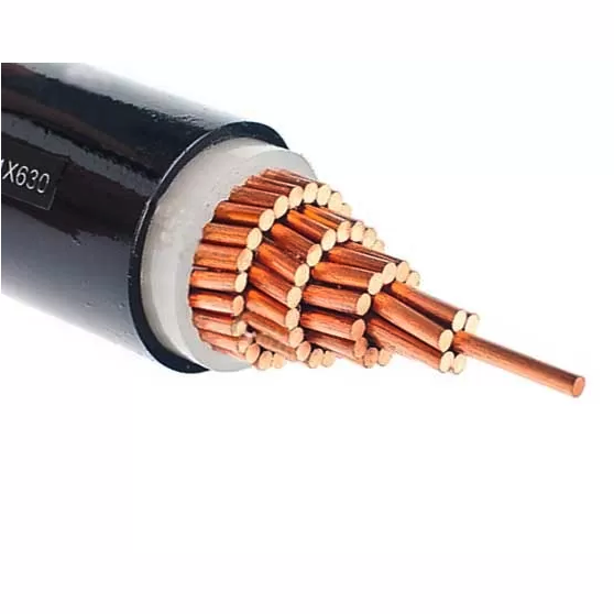 0.6/1 kV single-core cable, XLPE insulation, unarmored copper conductor