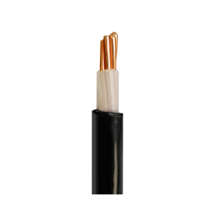 0.6/1 kV single-core cable, XLPE insulation, unarmored copper conductor