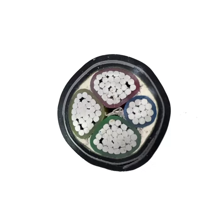 0.6/1 kV multi-core cable, PVC insulation, aluminum conductor with armor