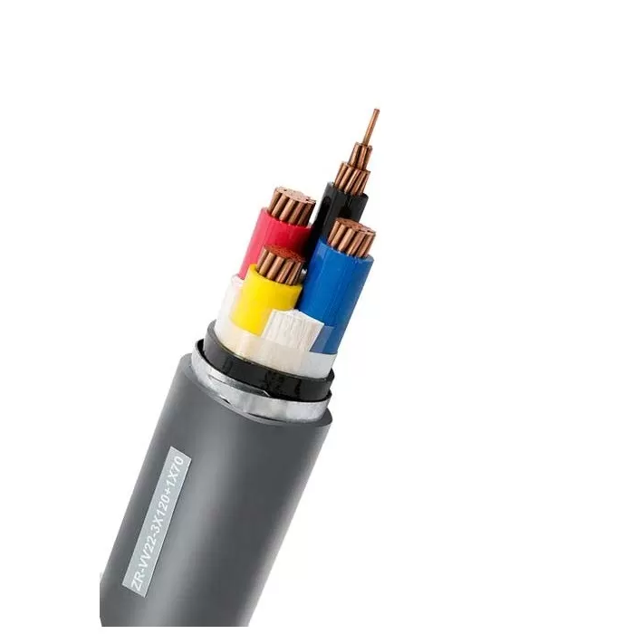 0.6/1 kV multi-core cable, PVC insulated, with copper conductor armouring