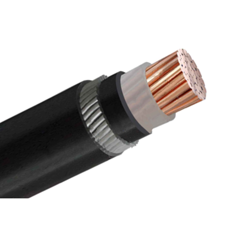 0.6/1 kV single-core cable, PVC insulated, copper conductor armored