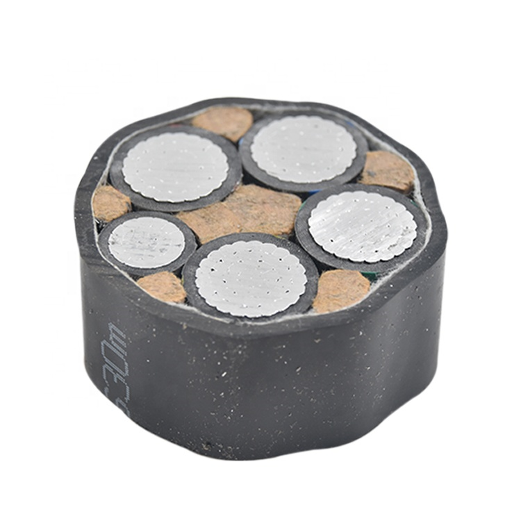 0.6/1 kV multi-core cable, PVC insulated, unarmored, aluminum conductor