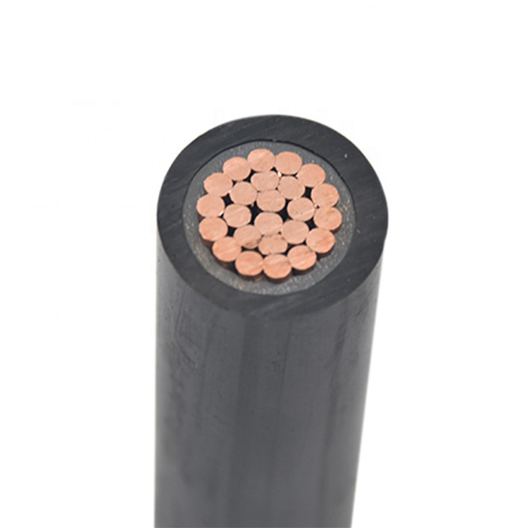 0.6/1 kV single-core cable, PVC insulated, unarmored copper conductor
