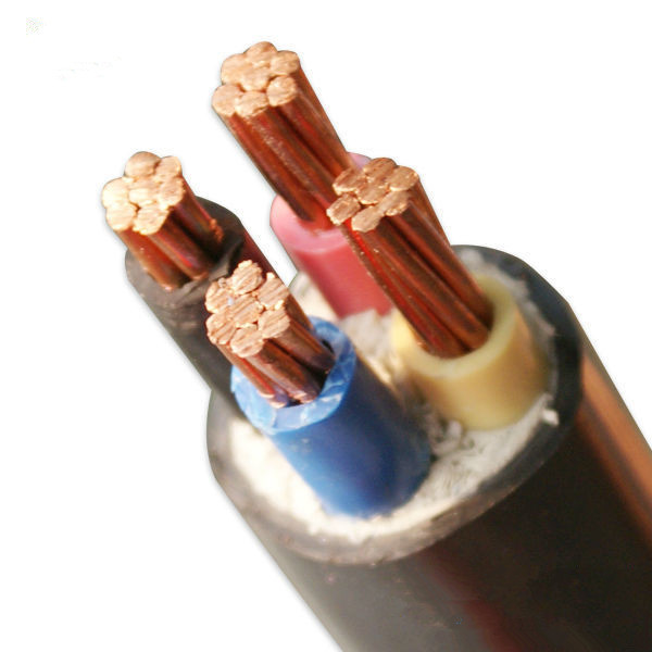 0.6/1 kV multi-core cable, PVC insulated, unarmored copper conductor
