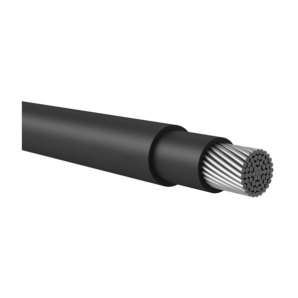 0.6/1 kV single-core cable, PVC insulated, unarmored, aluminum conductor